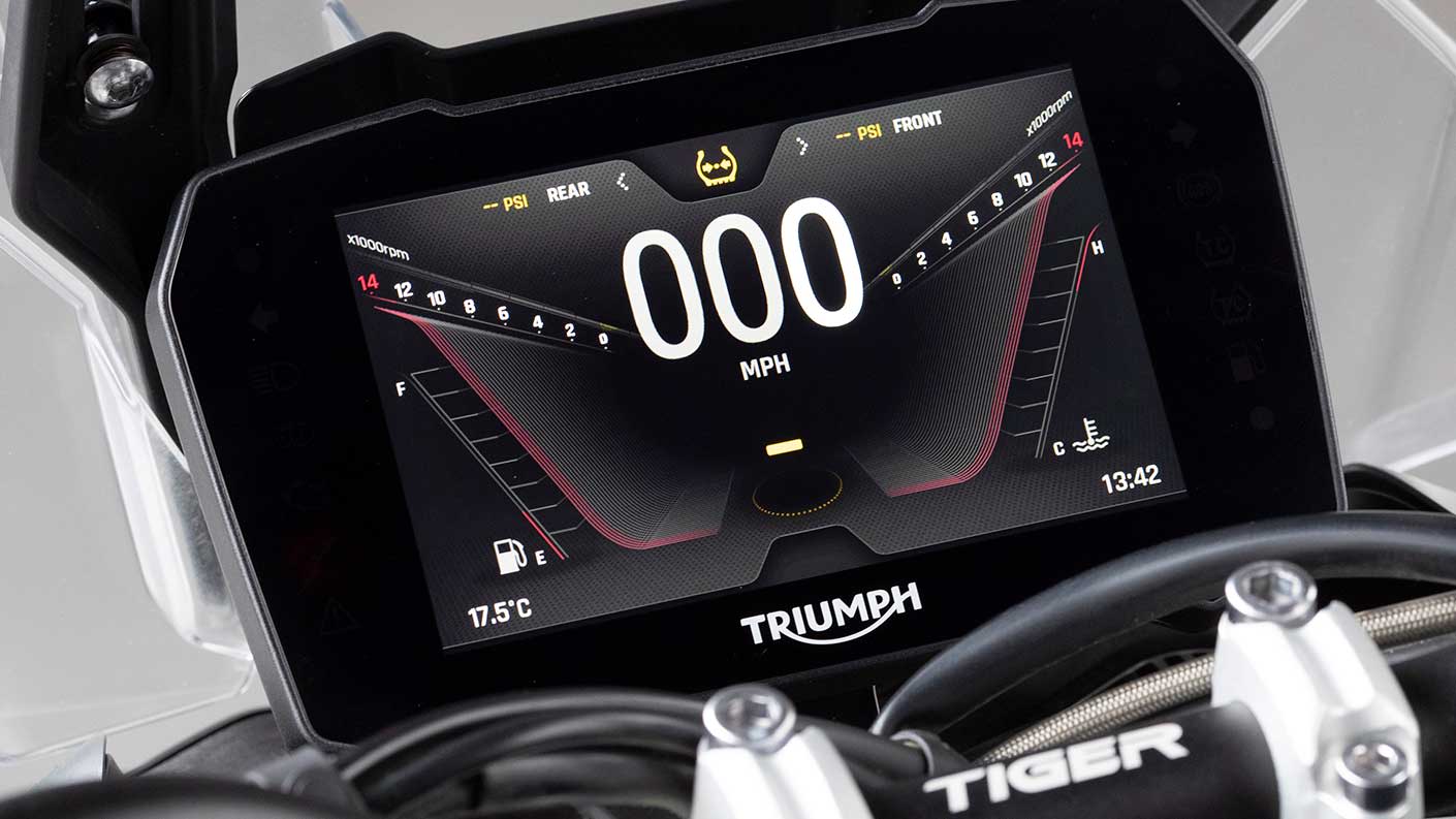 Triumph tiger 900 tft display sale